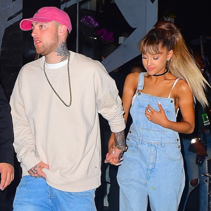 Ariana Grande And Mac Miller Pack On The Pda At Vmas After Party E Online Ca